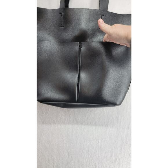 Neiman Marcus Black Handbag 13" Tall 16" Wide - Picture 2 of 7